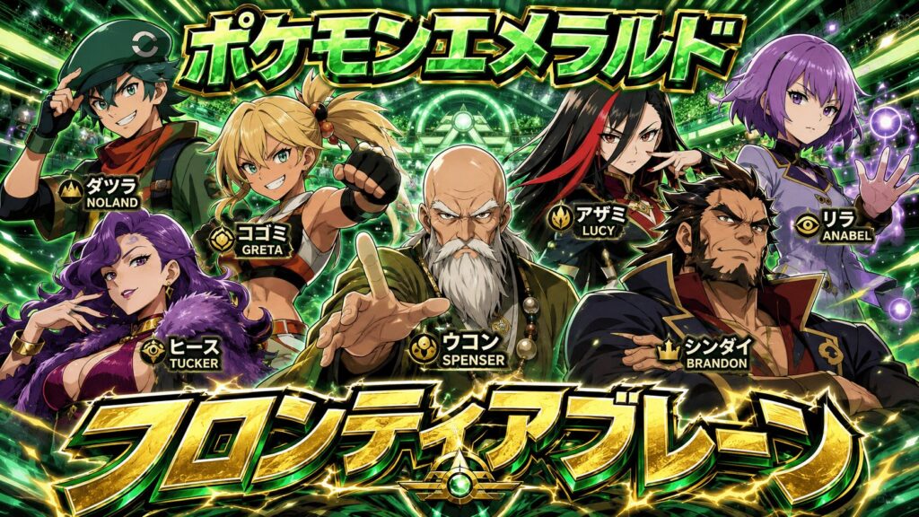 【ポケモン ルビー・サファイア・エメラルド】戦闘フロンティアブレーン戦 REMIX