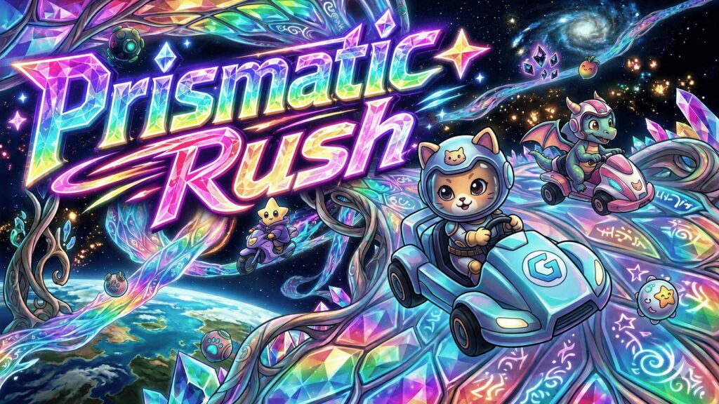 【フリーBGM】虹色の宇宙を駆け抜ける Cosmic Racing Music | Prismatic Rush